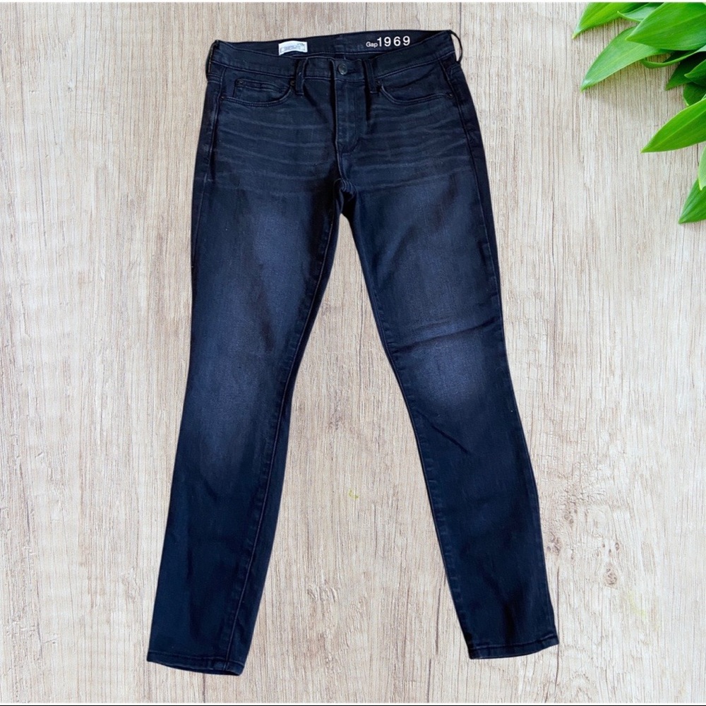 2/$30 || GAP 1969 Black Legging Jeans